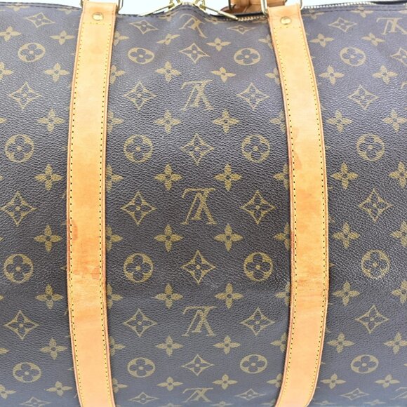 Authentic LOUIS VUITTON Keepall 60 Monogram Canvas Hand Bag bsj746-110625 - Picture 6 of 16